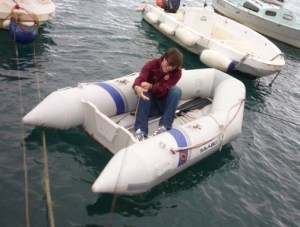 Hamming it up in Villefranche-sur-Mer, France in 2009